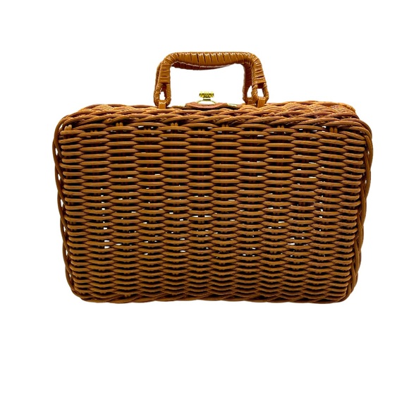 Mini Picnic Basket Lunchbox Bag Bags Mini Bohemian Picnic Basket